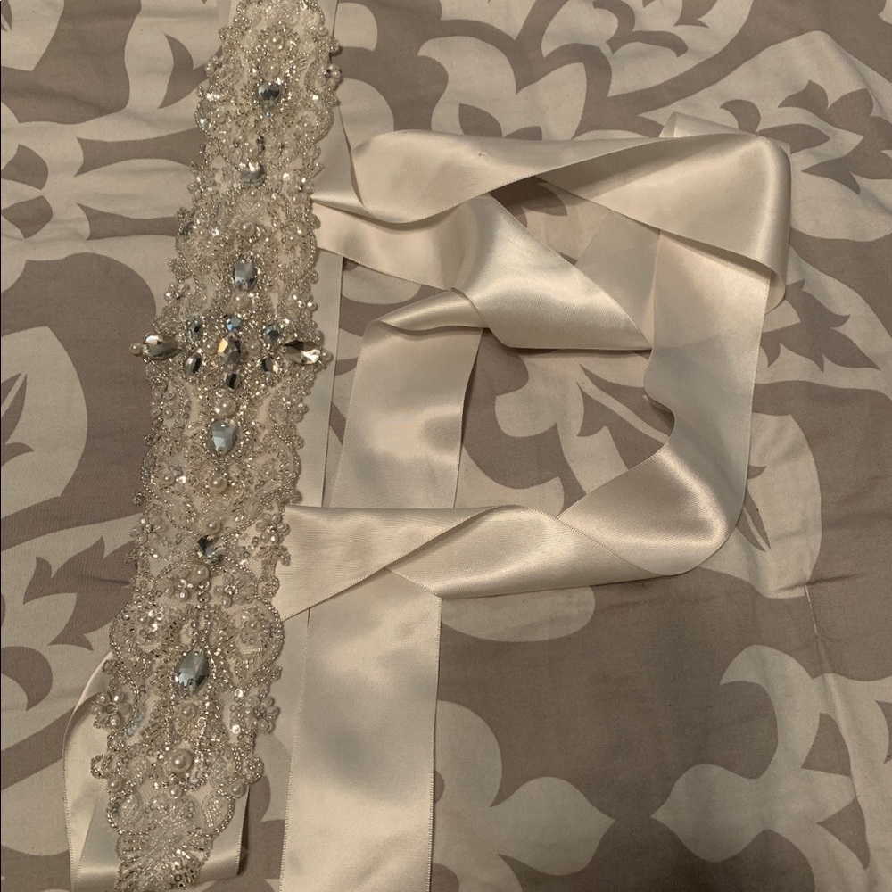 wedding dress sash